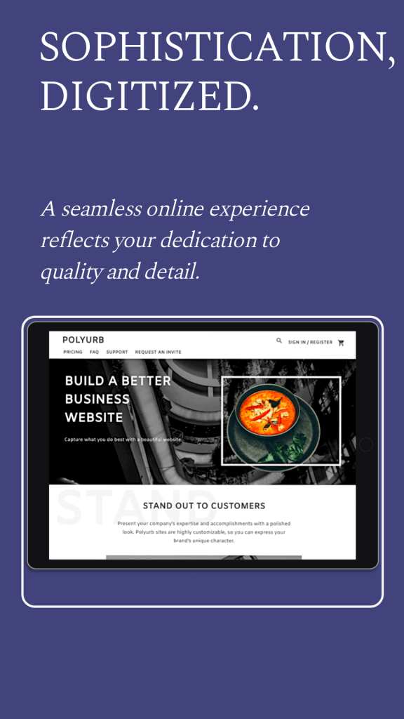 Pomelli output with some terrible AI graphic design