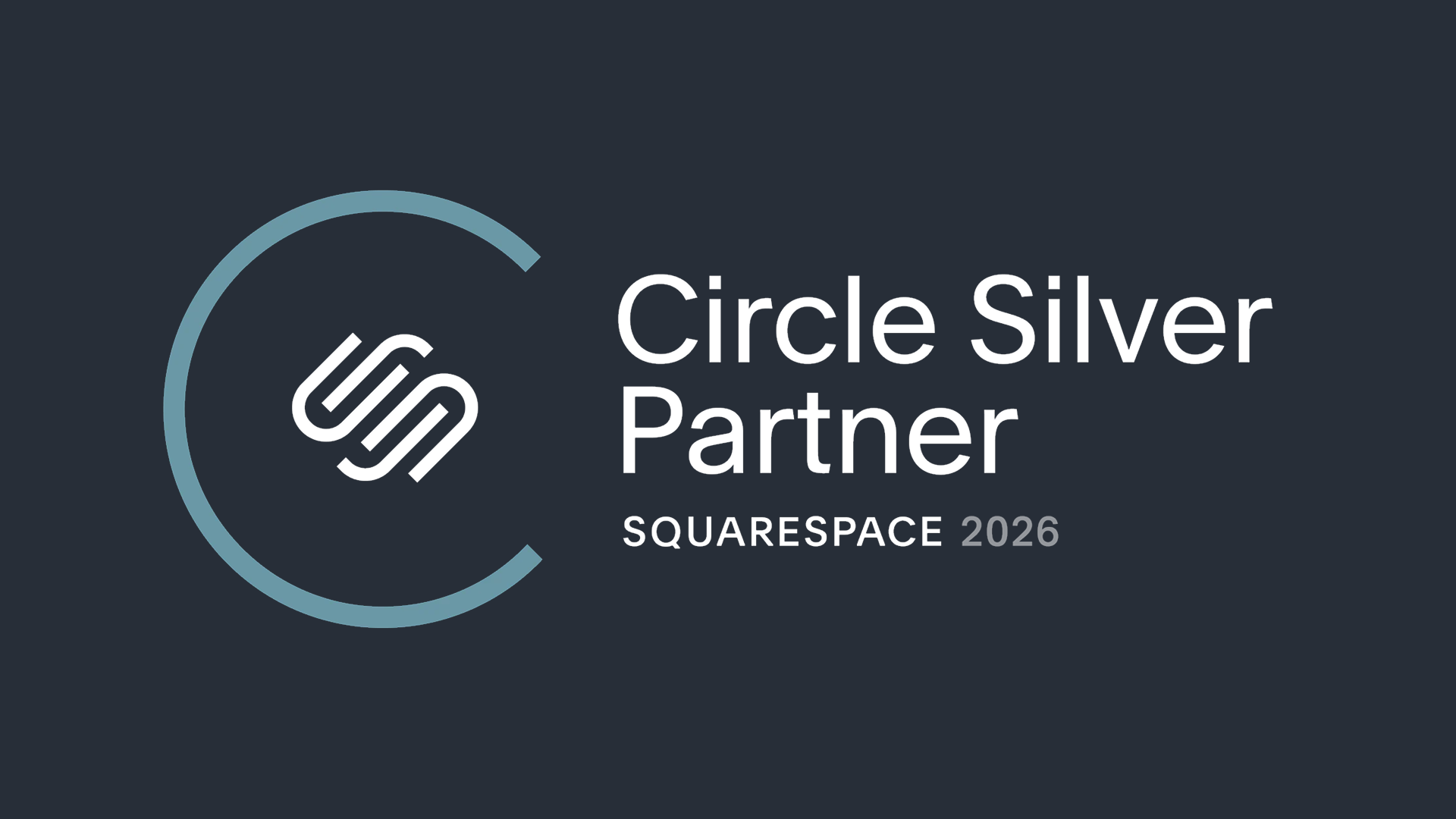 Squarespace Circle Silver Partner badge